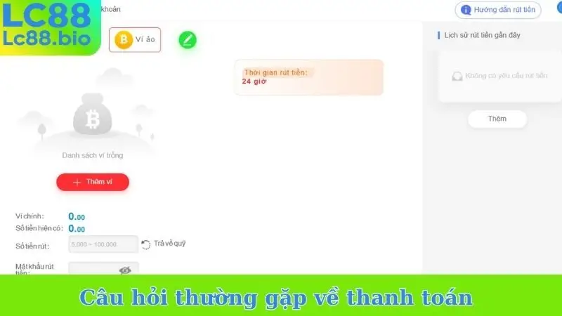 Câu hỏi thường gặp về thanh toán